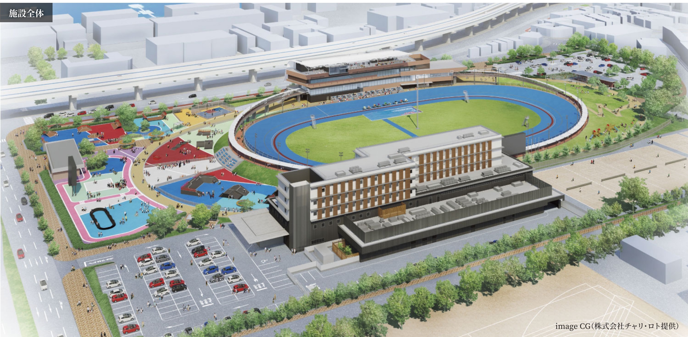 競輪場施設全体